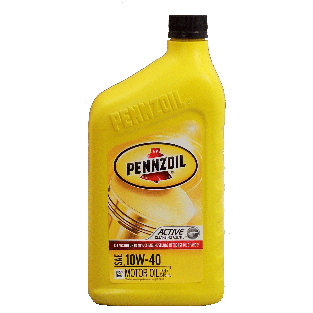 Pennzoil  sae 10w-40 motor-oil  1qt