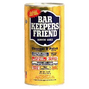 Bar Keepers Friend  multipurpose cleanser & polish powder, removes 12oz
