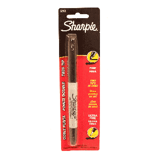 Sharpie  ultra fine twin tip permanent market  1ct