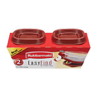 Rubbermaid easy find lids 0.5 cups containers with lids  2pk