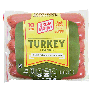 Oscar Mayer  Turkey Franks 10 Ct 16oz