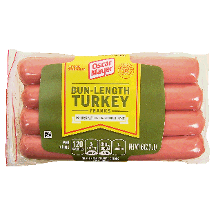 Oscar Mayer  Bun Length Turkey Franks 8 Ct 16oz