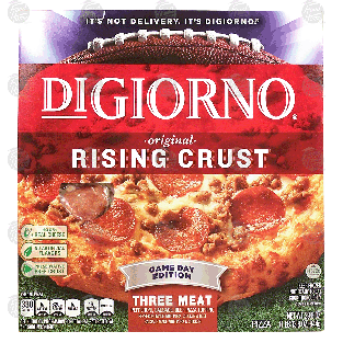 Digiorno Rising Crush three meat; pepperoni, sauasage, beef piz29.8-oz