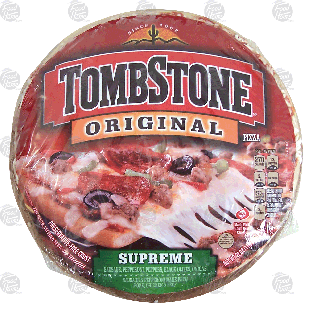 Tombstone Original supreme pizza, sausage, pepperoni, peppers, bl22-oz