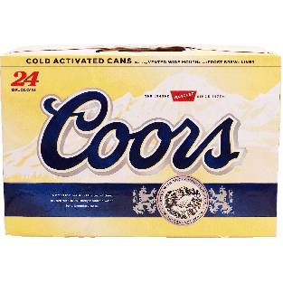 Coors Beer 12 Oz Cans 24pk
