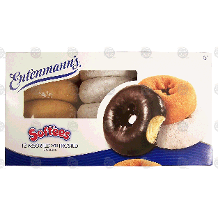 Entenmann's Soft'ees 12 assorted with frosted donuts 20.5-oz