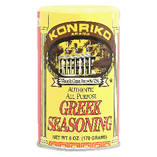 Konriko  greek seasoning, all purpose 6oz