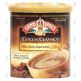 Land O Lakes(R) Cocoa Classics chocolate supreme, hot cocoa mix14.8-oz