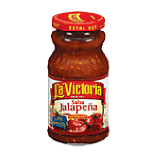 La Victoria Salsa Red jalapena  extra hot 12oz