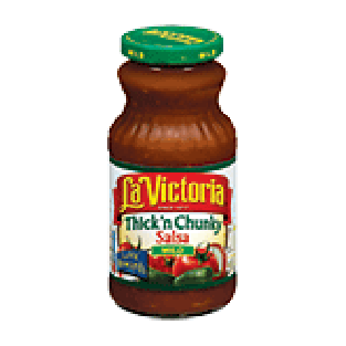 La Victoria Salsa thick'n chunky mild 16oz
