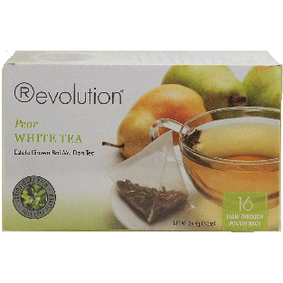Revolution  pear white tea, estate grown bai mu don tea, 16 flow0.93oz