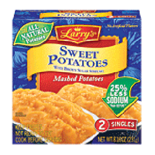 Larry's Mashed Potatoes sweet potatoes with brown sugar streuse8.16-oz