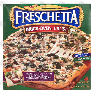 Freschetta Brick Oven Crust roasted mushroom & spinach pizza 22.52-oz