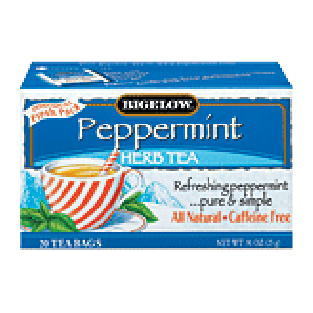 Bigelow  peppermint herb tea, caffeine free, 20-bags 0.91oz