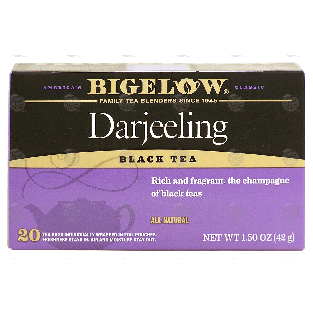 Bigelow Blend Tea Bags Darjeeling 20ct