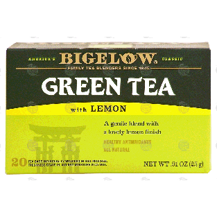 Bigelow Green Tea Bags Green Tea w/Lemon 20ct