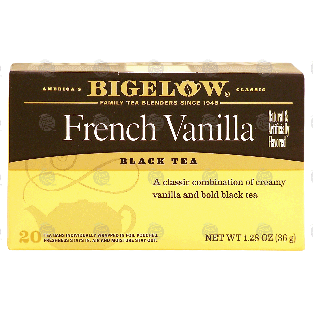 Bigelow  french vanilla, black tea 20-ct