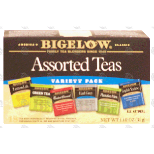 Bigelow Blend Tea Bags Six Assorted Teas 18-ct