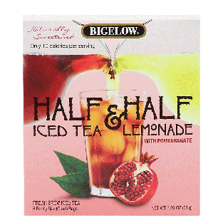 Bigelow Half & Half iced tea lemonade with pomegranate, 6 family3.29oz