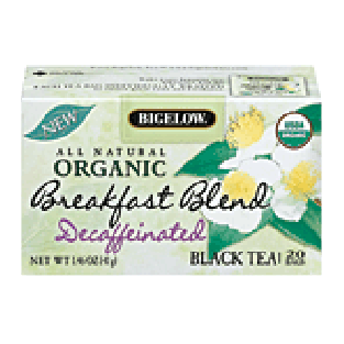 Bigelow Breakfast Blend organic decaffeinated black tea, 20-bags1.46oz