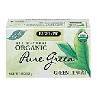 Bigelow Organic pure green tea, 20-bags 0.91oz