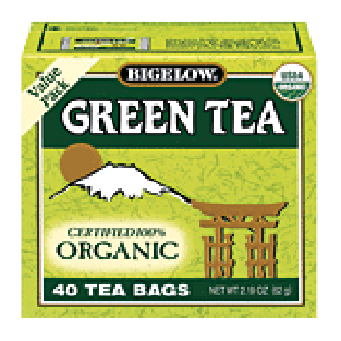 Bigelow Green Tea Bags Organic Green Tea All Natural 40ct