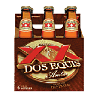 Dos Equis Mexican Beer Amber 12 Oz  6pk