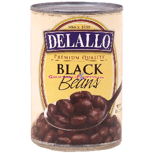 Delallo  black beans  15.5oz