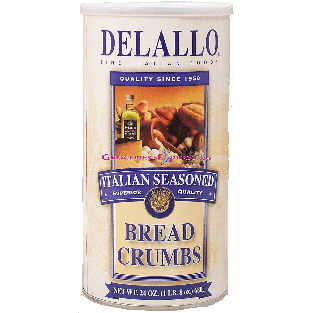 Delallo  italian seasoned bread crumbs 24oz