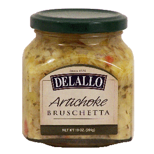 Delallo  artichoke brushetta  10oz