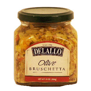 Delallo  olive bruschetta  10oz