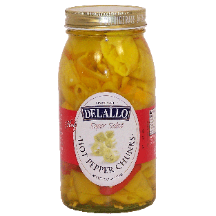 Delallo Super Select hot pepper chunks 25.5oz