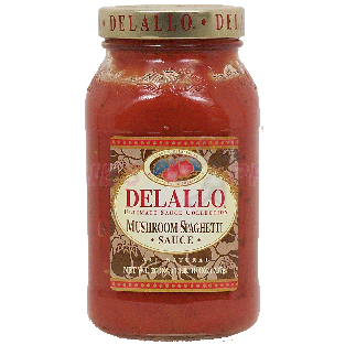 Delallo Ultimate Sauce Collection spaghetti sauce with mushrooms 26oz