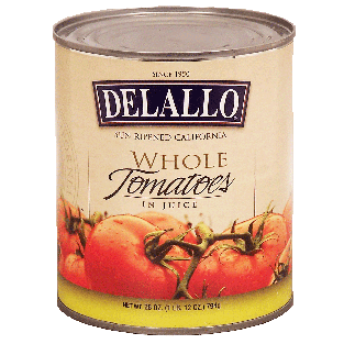 Delallo  whole tomatoes in juice  28oz
