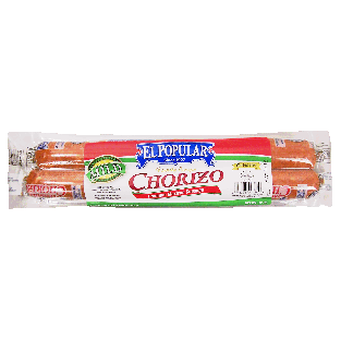 El Popular  chorizo, premium mexican sausage, mild, gluten-free 12oz