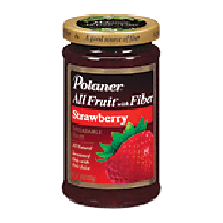 Polaner All Fruit Fruit Spread Strawberry 10oz