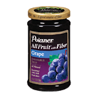 Polaner All Fruit Fruit Spread Grape 10oz