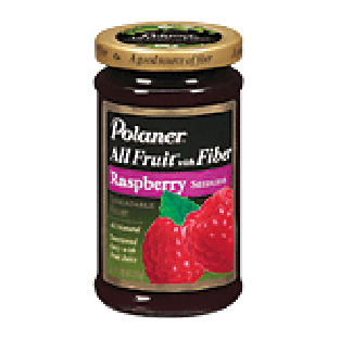 Polaner All Fruit Fruit Spread Raspberry Seedless 10oz
