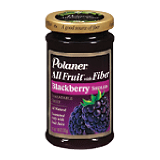 Polaner All Fruit Fruit Spread Blackberry Seedless 10oz
