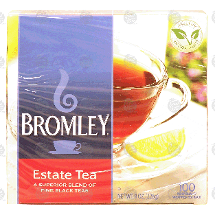 Bromley Estate Tea blend of fine black teas, 100-individually wrapp8oz
