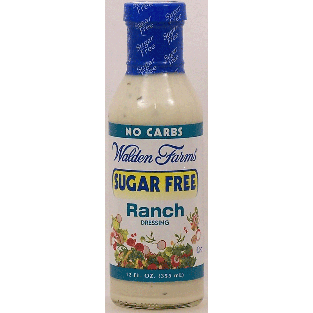 Walden Farms  no carbs sugar free ranch dressing 12fl oz