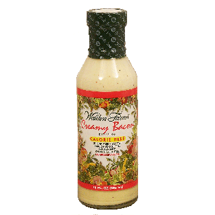 Walden Farms  creamy bacon dressing, calorie free, carb free, s 12fl oz