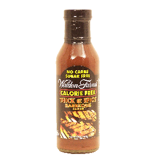 Walden Farms  thick & spicy barbeque sauce, calorie free, no carbs12oz