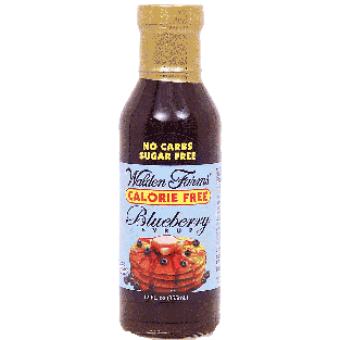 Walden Farms  blueberry syrup, calorie free, sugar free 12fl oz