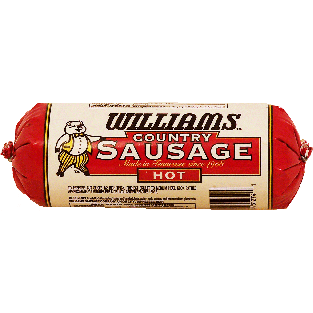 Williams  hot country sausage 1lb