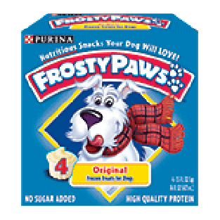 Frosty Paws Dog Treats Frozen Original  4-ct