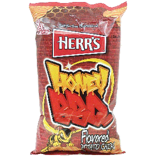 Herr's  honey bbq flavored potato chips  9.5oz