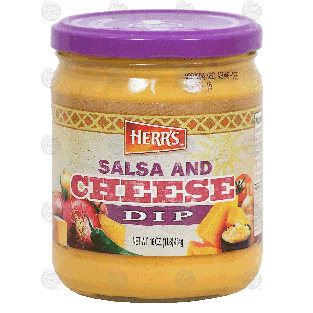 Herr's  salsa and cheese dip 16oz