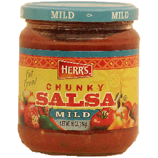 Herr's  chunky salsa, mild  16oz