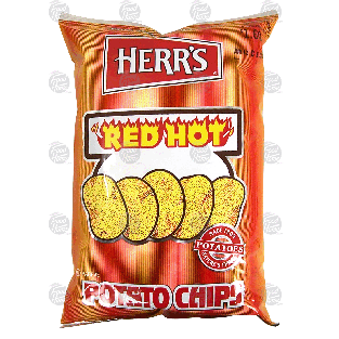 Herr's  red hot potato chips 3.5oz